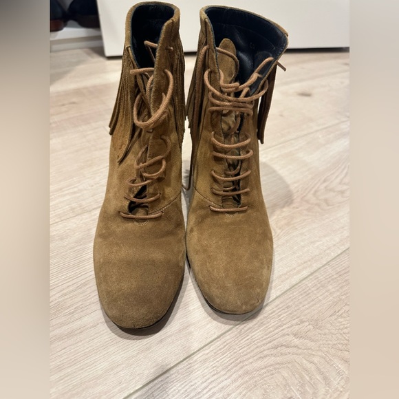 Saint Laurent Fringe Booties - Picture 2 of 6